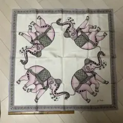 ジムトンプソン　シルクスカーフ　大判　ゾウ