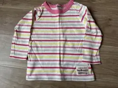 mikihouseストライプ 長袖カットソー 100cm