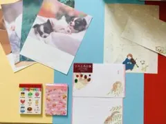 ★USED・まとめ売り★ミニメモ帳andレターセット