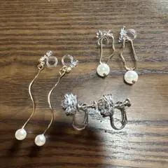 イヤリング3点セット