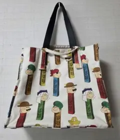 ear PAPILLONNERイアパピヨネ PEZペッツ 総柄BIGトートバッグ
