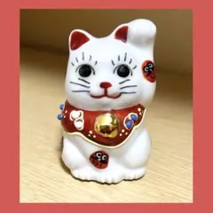 九谷焼 招き猫 友山 盛絵付 花柄 傷なし / Kutani Lucky Cat - メルカリ
