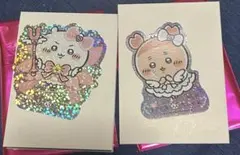 超まじかるちいかわ　ホログラムステッカー ちいかわ 古本屋 カニ