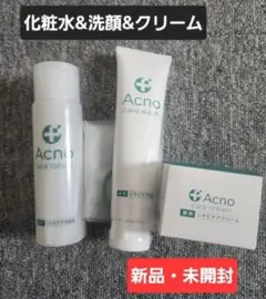 アクノ ニキビケア 化粧水 & 洗顔フォーム ネット付 & クリーム 3点セットのサムネイル