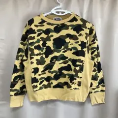 A BATHING APE レディーストレーナー　XS 新品未使用 A BATHING APE トレーナー スウェット MEGA COLOR CAMO BIG HEAD