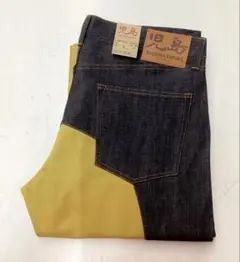 KOJIMA GENES 児島ジーンズ モンキーコンボ　マスタード　40