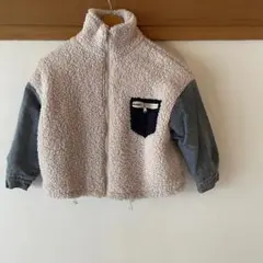 中綿　ボアブルゾン