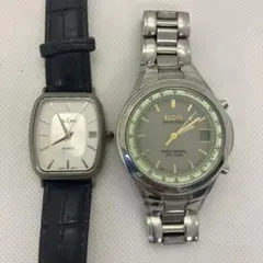エルジン ソーラー電波腕時計The Lynx（ザ・リンクス） 腕時計2点 