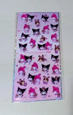 MY MELODY KUROMI ✕ 宇佐美✽ぷっくりシール