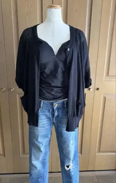 【美品】LIMI feu Yohji Yamamoto カーディガン　911番のサムネイル