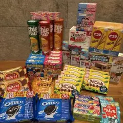 アミューズメントお菓子　まとめ売り　きのこの山　オレオ　チップスター　ハイチュウ