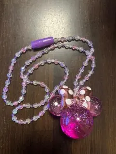 ディズニー ミニー 光るネックレス