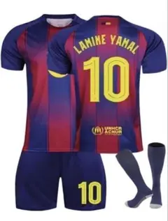 2XLサイズ ラリーガパッチ付き ヤマル #10 FCバルセロナ ユニフォーム 残1点 2XLサイズ ラリーガパッチ付き ヤマル #10 FCバルセロナ ユニ