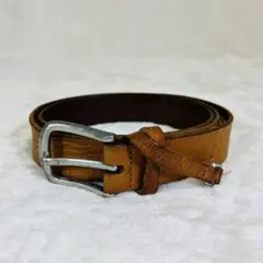 【美品】DIESEL ディーゼル　艶黒本革　高級イタリアンレザーベルト　正規品 DIESEL - 【ヴィンテージ】DIESEL ディーゼル 高級ドレスベルト