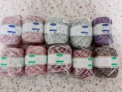 パナミ　メタリックヤーン キラキラ糸10玉,専用バス1枚,ティッシュBOXキット