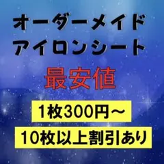 オーダーアイロンシート 名前 チーム名 会社名 ロゴ ユニフォーム ネーム