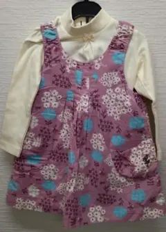 美品　kp　ニットプランナー　リバーシブル　ジャンスカ　ハイネック　100㎝