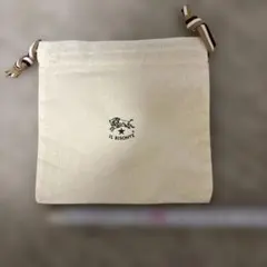 IL BISONTE キャンバスポーチ　巾着袋　保存用
