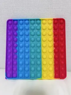 レインボーカラー シリコンプッシュポップ