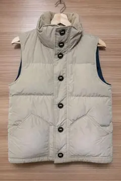 BEAMS ベージュ ダウンベスト M