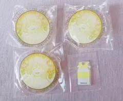 鬼滅の刃 我妻善逸 アクリルバッジ キーホルダー 4点セット売り