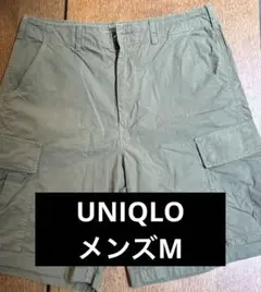 ユニクロ　カーゴショートパンツ メンズM カーキ