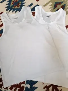 Puma アンダーシャツ 150 ホワイト 2枚セット