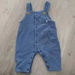 グレー フリースオーバーオール