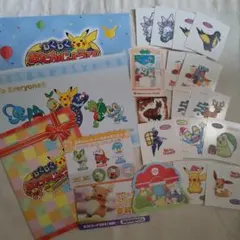 ポケモン　ポケセン　バースデーカード　ポケパンシール　他　まとめ売り