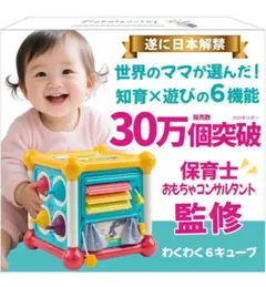 モンテッソーリ わくわく6キューブ 赤ちゃん 知育玩具 0歳6か月～ 出産祝い