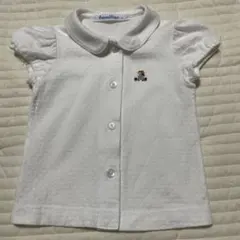 美品 ファミリア 半袖ブラウス 70