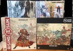 Rising Sun ボードゲーム & 3 x 拡張パックKickstarter