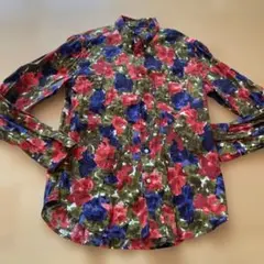 Collective 花柄 長袖シャツ Lサイズ