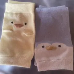 ベビーレッグウォーマー ひよことペンギン2足セット