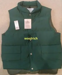 未使用woolrich ウールリッチ ダウンベスト グリーン M