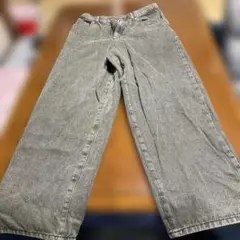 MONO-MART グレー ワイドパンツ Mのサムネイル