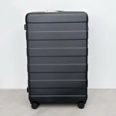 未使用 無印良品 ストッパー付きハードキャリーケース 87L ブラックのサムネイル