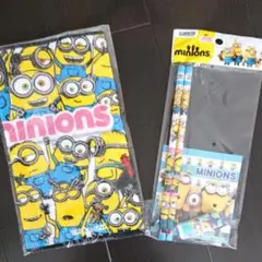[おまけ付]ミニオンズ ミニタオル 文具セット