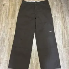 DICKIES ダブルニーワークパンツ ダークブラウン 32