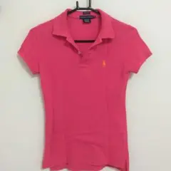 Ralph Lauren ピンク ポロシャツ XS
