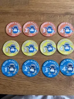 JSS オレンジ　イエロー　ブルー　各4枚