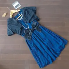axes femme サイドレースドレス ボレロ ベルト ネックレス セット