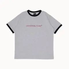 FCMM リンガーTシャツ　グレー　ロゴTのサムネイル