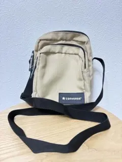 CONVERSE ベージュ ショルダーバッグ