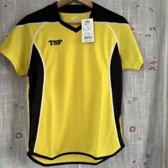 TSP 卓球ウェア 半袖シャツ S イエロー #031432