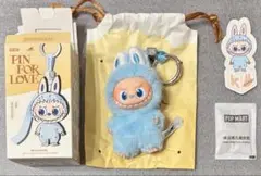 ラブブ LABUBU PIN FOR LOVE ミニラブブ イニシャル 【K】