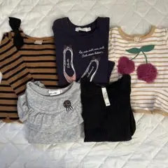 子ども服　女の子　5点　まとめ売り100センチ　プティマイン 等