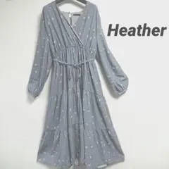 Heather ヘザー 花柄 ワンピース