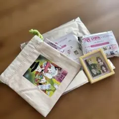 3coins りぼん70周年　マグネット ルナティック雑技団 ミニ巾着　スリコ