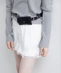 kastane ダブルフリルショートパンツ